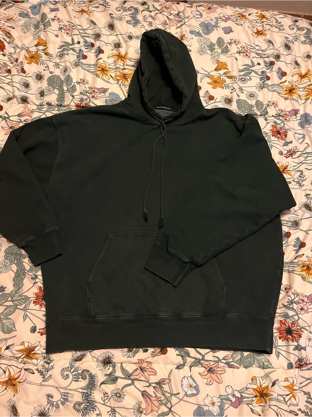 Brandy Melville Christy Hoodie in Dark Green